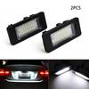 2PC For BMW E90 M3 E92 E70 E39 F30 E60 E61 E93 License Plate Light 6000k White No Error Led Number License Plate Light Accessor