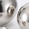 6 Pcs Stainless Steel Decorative Balls Metal Hollow Balls Smooth Gazing Mirror Ball