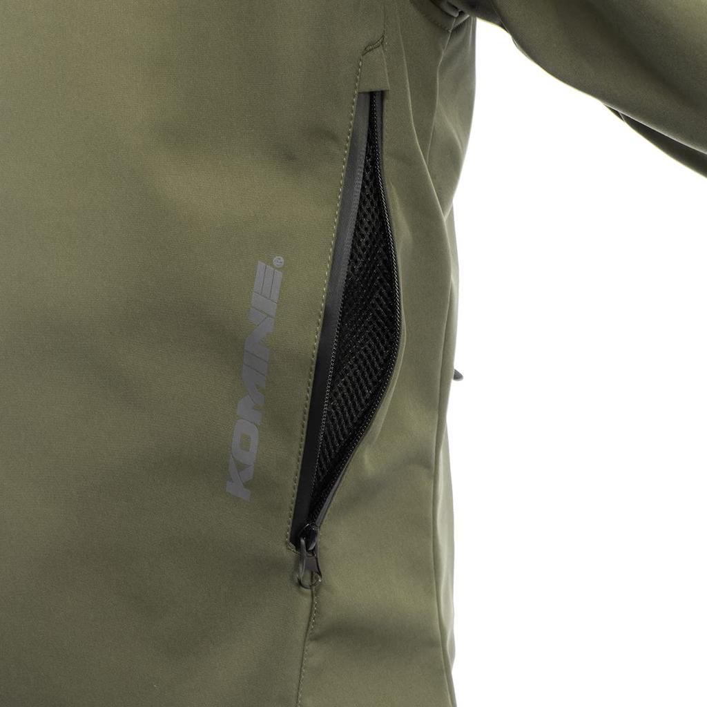 Мотоциклетная куртка защитная софтшелл зимняя парка IFU Neo 4XL [KOMINE] - JK-5792 07-5792 Черный/Красный