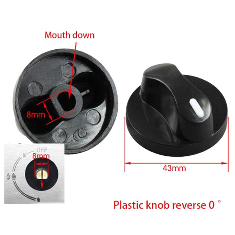 1 пара газовая плита переключатель зажигания пластиковая ручка отверстие 8 мм ручка плита универсальная
