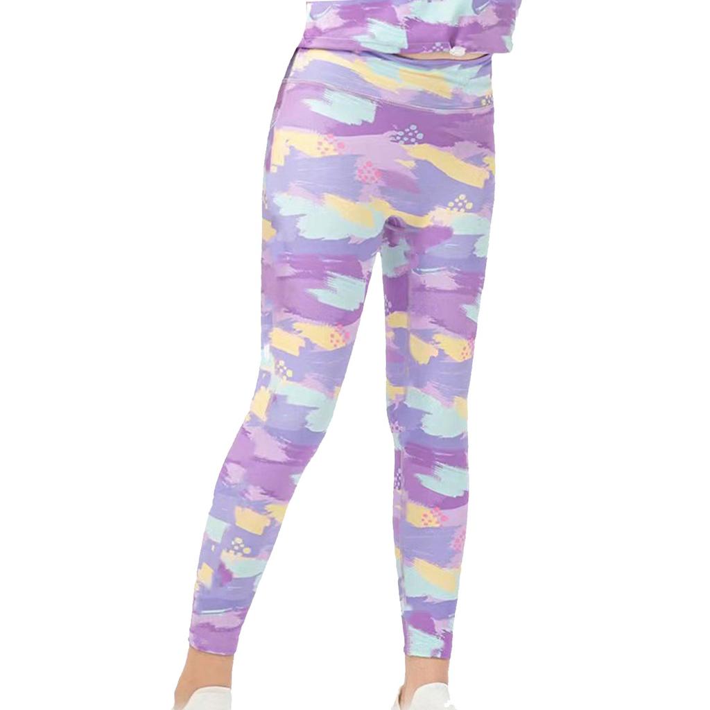 Штаны для йоги для девочек Штаны для девочек Штаны для велоспорта для больших детей