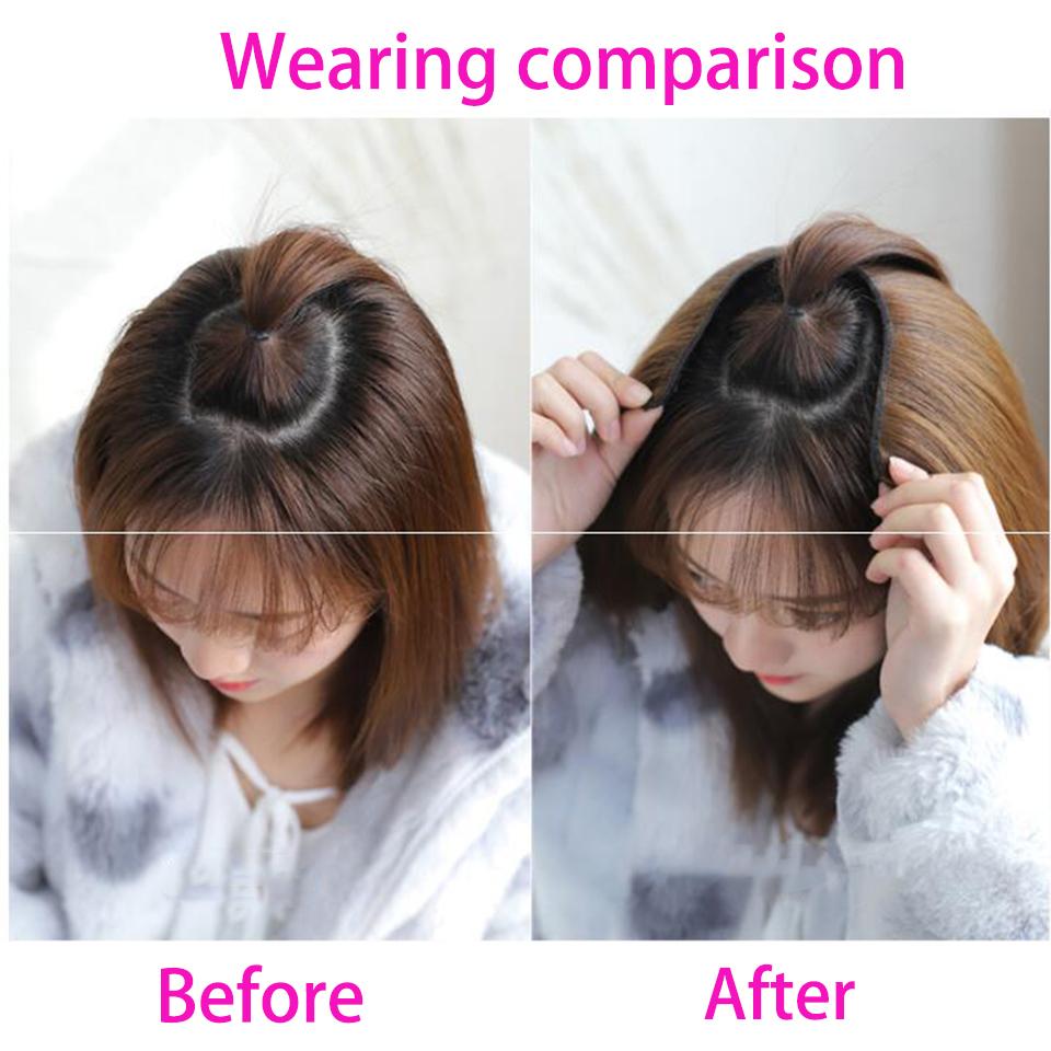 U-образный синтетический короткий парик для наращивания волос на клипсах Синтетические искусственные волосы