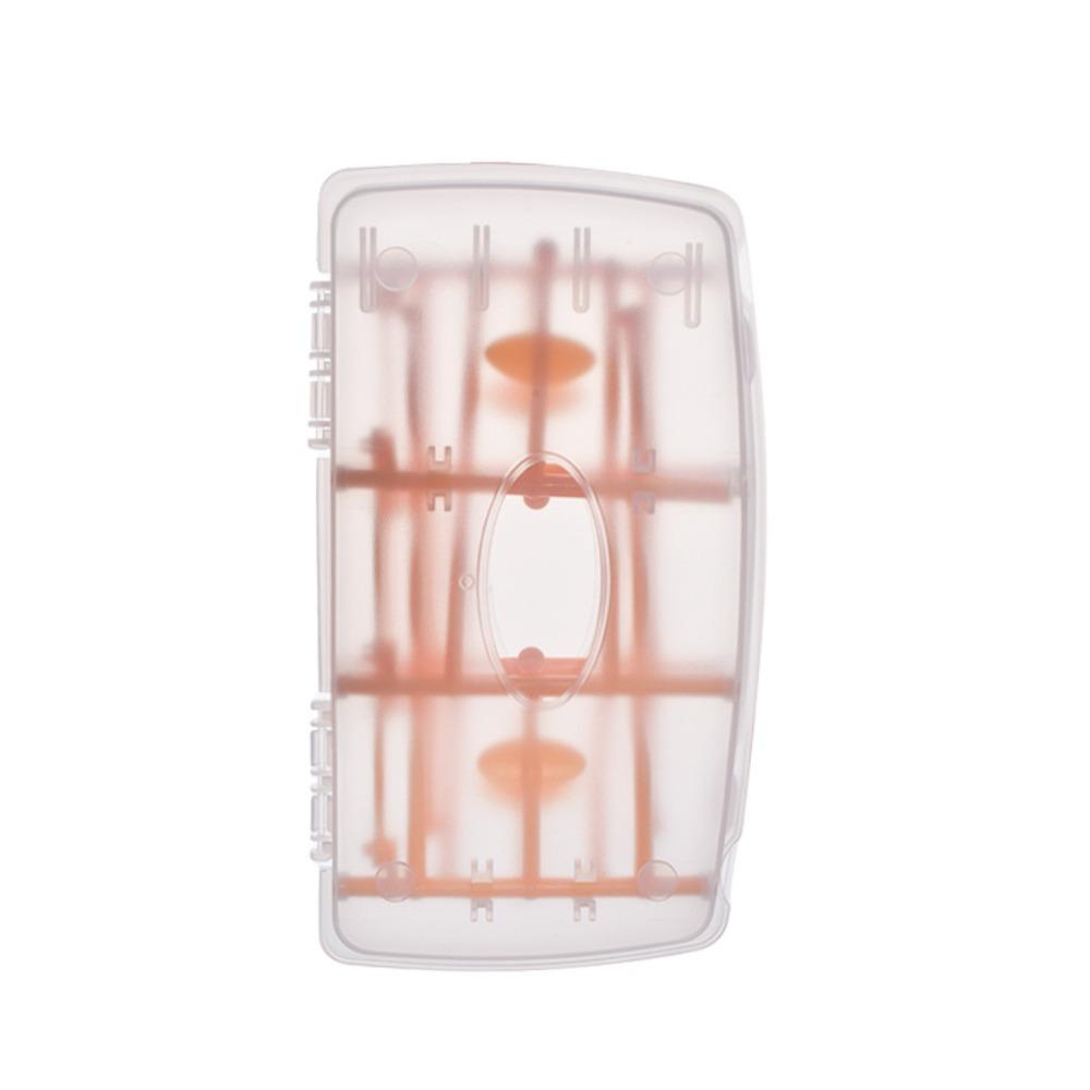 Collapsible Travel Bottle Drying Rack with Cover Portable Bottle Dryer Holder Foldable Box Dustproof Baby Bottle Drying Rack