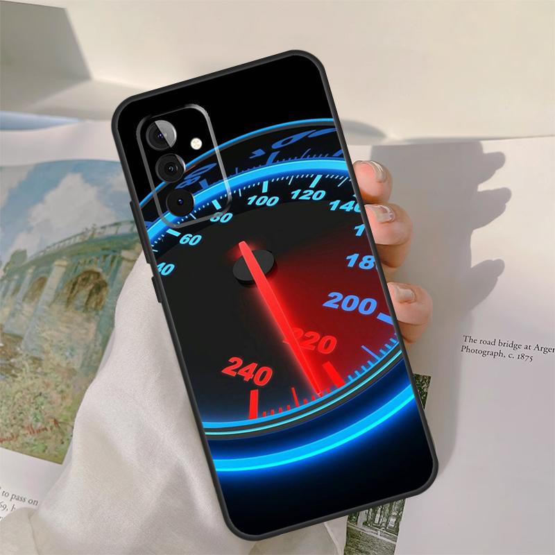 Крутой ретро-спидометр Чехол для Samsung Galaxy A16 A26 A56 A36 A06 A52 A53 A33 A13 A34 A54 A14 A15 A35 A55 A22 A32