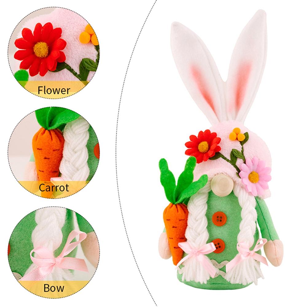 Пасхальный кролик гномы плюшевые весенние скандинавские домашние украшения стола Пасхальное праздничное украшение милые эльфийские украшения