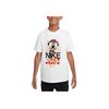 Nike Футболка FW25 с круглым вырезом, дышащая, модная, универсальная, с коротким рукавом, детские топы HV5209-100