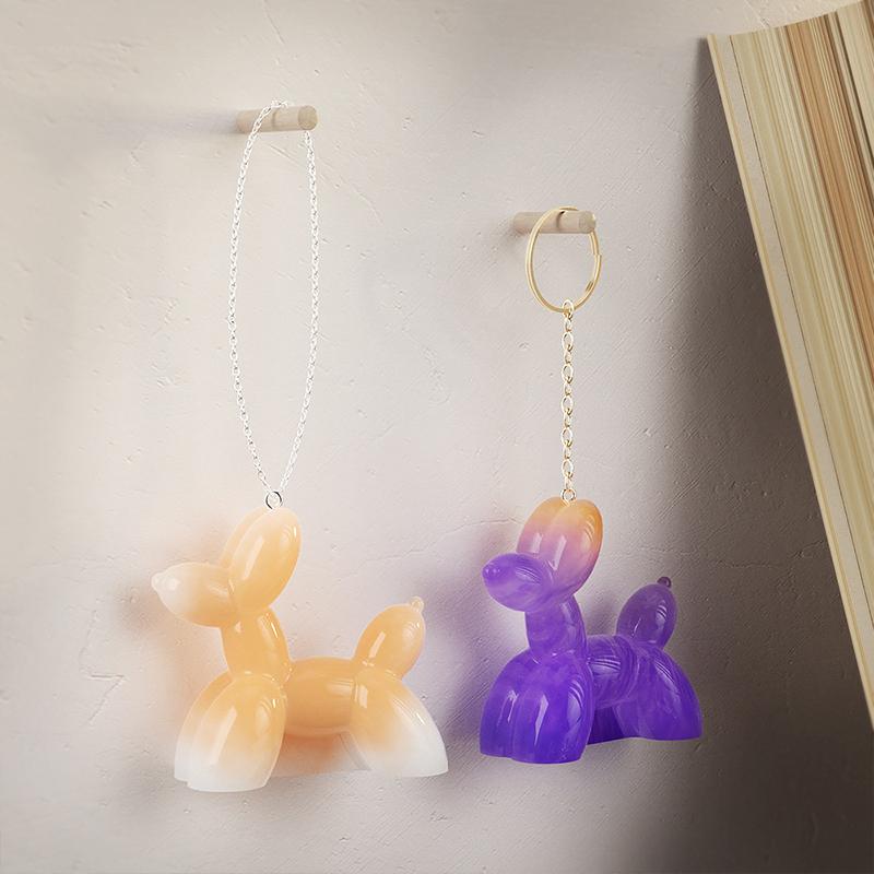 1PC 3D Dog Silicone Mold DIY Puppy Pendant Desktop Decorative Silicone Mold Home Decoration