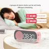 Wireless Mirror Alarm Clock Subwoofer Speaker Bluetooth-compatible FM Radio Protable Accessories Support TF