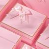 Square Pink Bow Gift Box Creative Diy Wedding Souvenirs Birthday Valentine'S Day And Year'S Gift Box