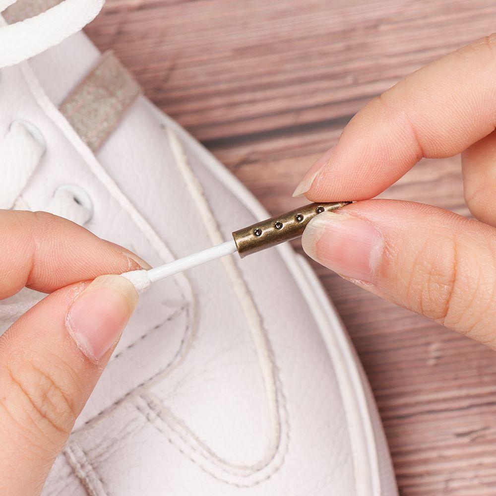 DIY Unsex шнурки пуля наконечник наконечник шнурка головка шнурки ремонт концов замена