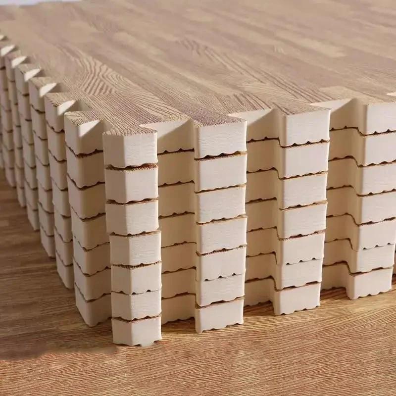 12 ШТ. спортивные и игровые коврики Татами Пазл-коврик Пенные игровые коврики Спортзал для малышей Игровой коврик Игровой центр для активности ребенка Пазл-коврик Коврик для пола с текстурой под дерево