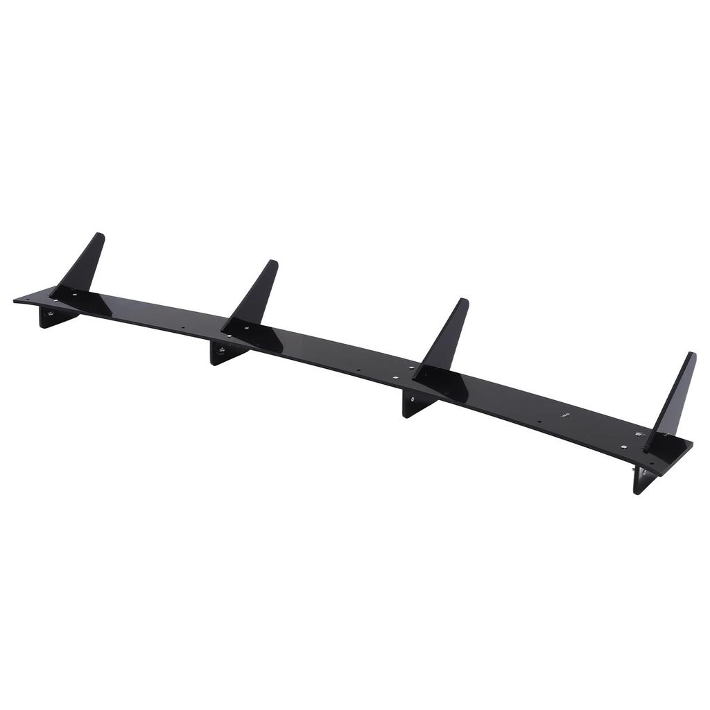 3 Pcs Rear Bumper Lip Diffuser Glossy Black Lower Splitter Spoiler Body Kits Replacement for SEAT