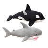 1pc 40/50CM Cartoon Killer Whale & Shark Plush Toys Stuffed Soft Animal Pillow Lovely Shark Dolls for Children Kids Birthday