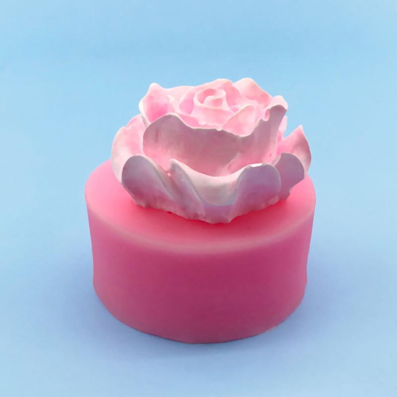 3D Красивые Розы Силиконовая Форма DIY Инструменты для Украшения Шоколадного Торта Фондант Украшение Свадебного Торта Цветы Форма для Мыла