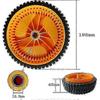 2025 2 x Lawn Mower Wheels 53 Teeth Drive Wheel for Husqvarnaa Electrolux, McCulloch, Rally and other lawn mowers