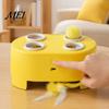 USB Rechargeable Cat Toys for Indoor Exercise Interactive Toy, Whack a Mole Feather Toy with Kittens And Adults 3 Modes, Automatic Kitten Bored Cats