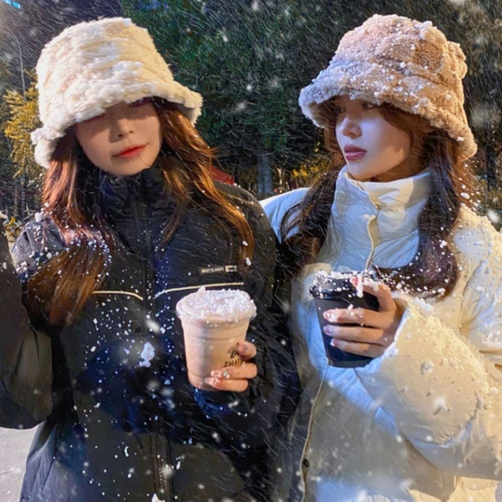 Утепленная берберская флисовая шляпа рыбака, плюшевая овечья шляпа в клетку, повседневная шляпа для девочек