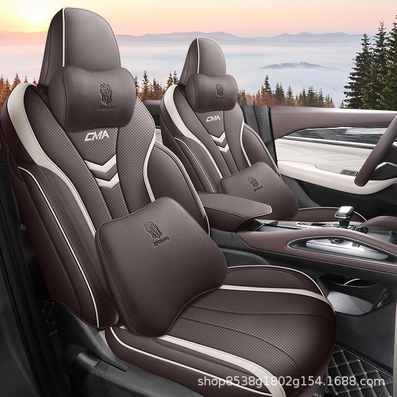 Чехол на сиденье Geely Xingyue L Thor Hybrid 2021/22 из натуральной кожи для всех сезонов