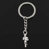 Fashion Soccor Football Player 22x13mm Pendant 30mm Key Ring Chain   Men Car Gift Souvenirs Keychain