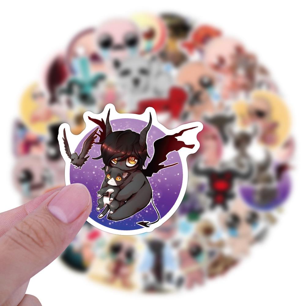 50 Водонепроницаемых стикеров Binding of Isaac для декора, канцелярских принадлежностей и устройств