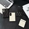 Leather Phone Case for Samsung Galaxy Z Fold 8 Ultra 7 6 5 Hinge Full Protection Shockproof Cover for Women Phone Bumpers