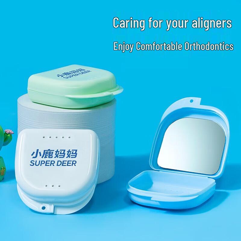 FAWNMUM Portable Dental Retainer Case 50-Pack