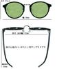 Face Trick Glasses Face Sunglasses Защита от ультрафиолета Модный аксессуар Светлые солнцезащитные очки Boston Type Brown Demi Purple Lens Must-have