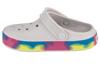 Crocs Детские клоги Off Court Glitter Band, для девочки, серые шлепанцы