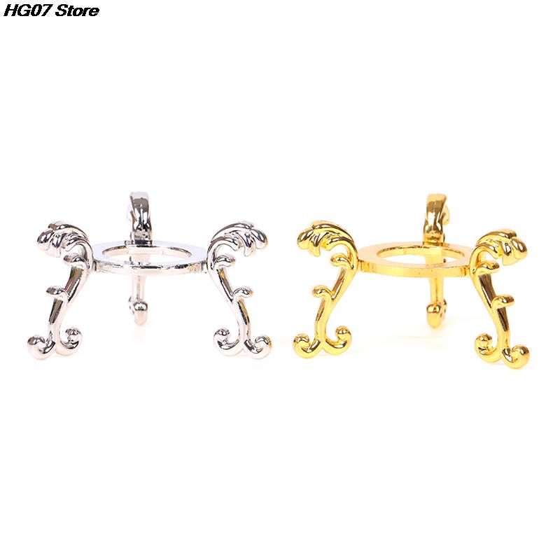 1pcs European Style Metal Display Gemstone Egg Support Base Crystal Ball Stand Office Ornament