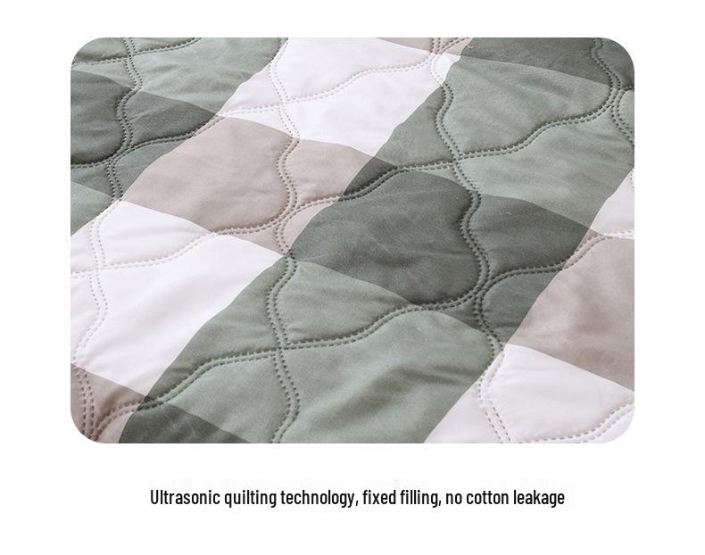 Washed Cotton Summer Quilt - Lightweight, Breathable, Machine Washable
