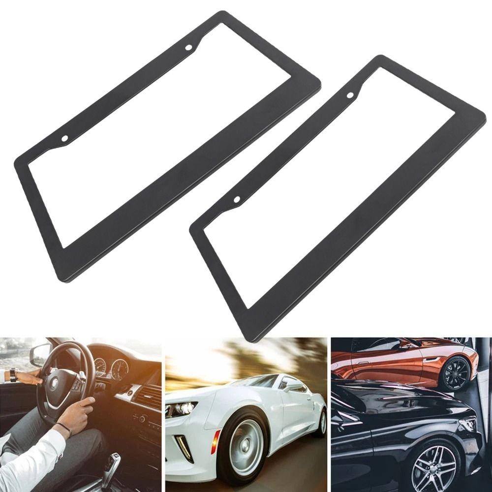 2 Hole Car License Plate Frame Universal License Plate Bracket License Plate Holder For Truck