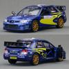 1/36 Subaru Impreza WRC Sports Car Alloy Diecast Metal Scale Model Car Miniature Car Model Static Collection Children Toy Car Vehicles
