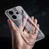 Case for Redmi Note 14 5G SILICONE GLITTER BACK SHINE CASE + GLASS