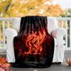 Liverpool Flannel Blanket Soft All-Season Throw, Design for Camping, Car Travel, Hiking Sofa, Bed, Office Perfect Gift for Parties
