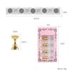 5pcs/Set Nail Practice Base Fake Nails Showing Stand Clay Finished Nail Art Finger Rest Nail Tip Seat Magnetic Nail Holder