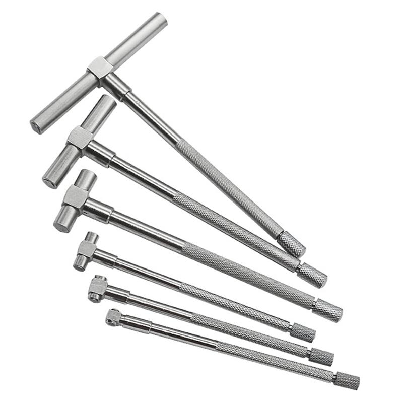 ABBY-8-150Mm (5/16Inch-6Inch) Retractable Gauge 6Pcs Internal Gauge For Quick Inside Measurements Of Holes
