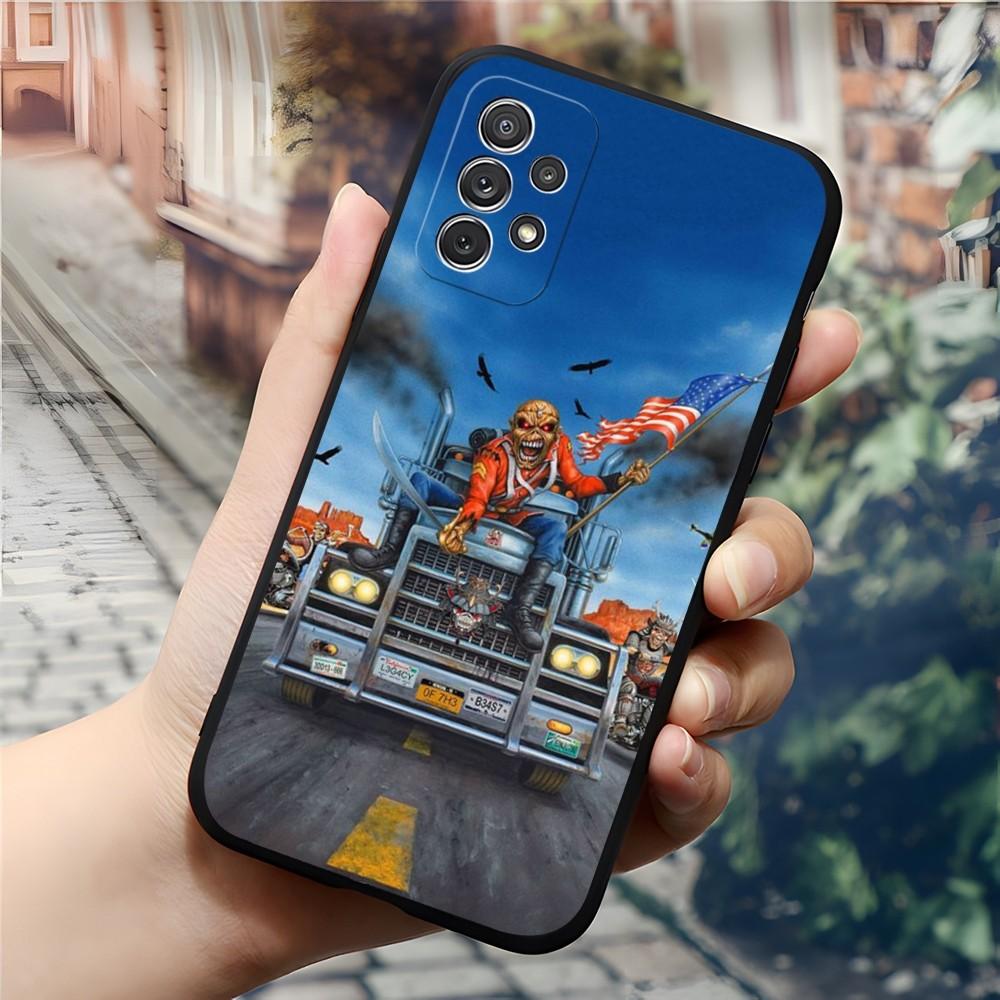 S-Skele-ton Rock-Band Phone Case for Samsung Galaxy S24 S23 S22 S20 S21 Ultra Fe Plus M54 A34 A54 A24 A52 A53 Coque