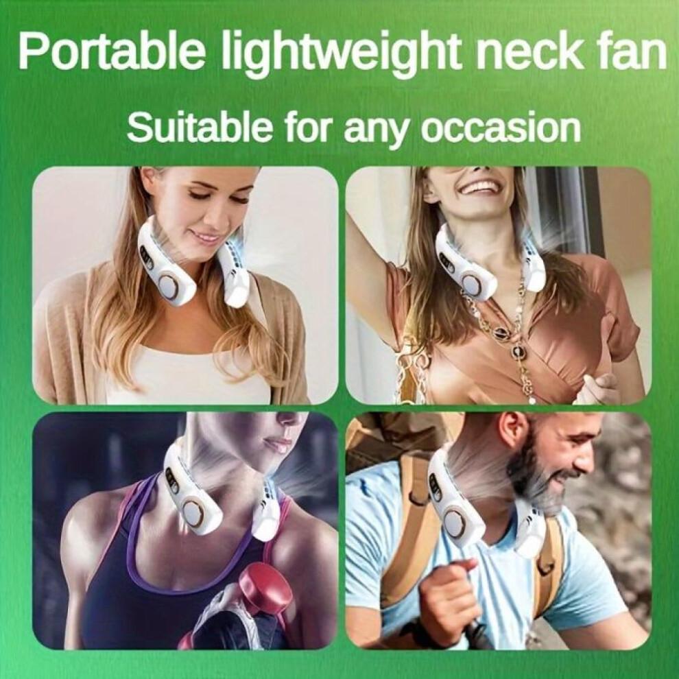 Nieuwe nekventilator — Persoonlijke turbinekoeler — Compact, oplaadbaar, stil