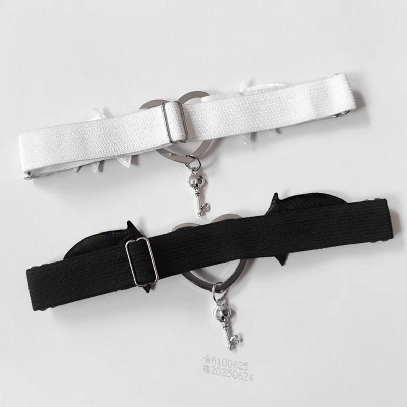 Готический ремень-подвязка для женщин, крутой ремень для чулок, пояс для нижнего белья, регулируемая противоскользящая подвязка на бедро для ночного клуба