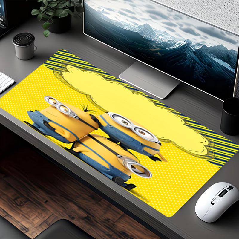 Minions Print Mouse Pad, for Keyboard Pad Laptop PC Mat for Office Home Use, Desk Decor, Perfect Birthday Gift for Gamers