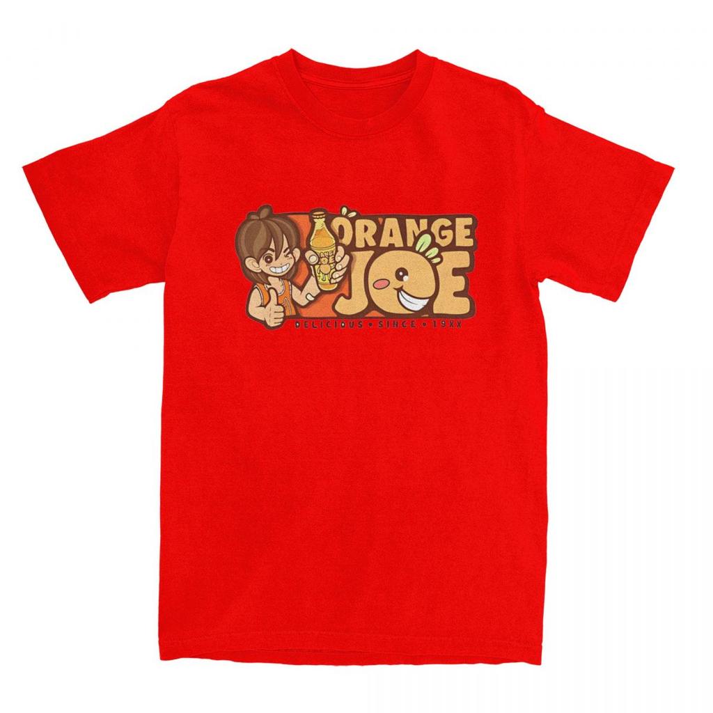 Футболка Omori Orange Joe Game для мужчин и женщин, фирменные футболки, 100% хлопок, принтованная одежда