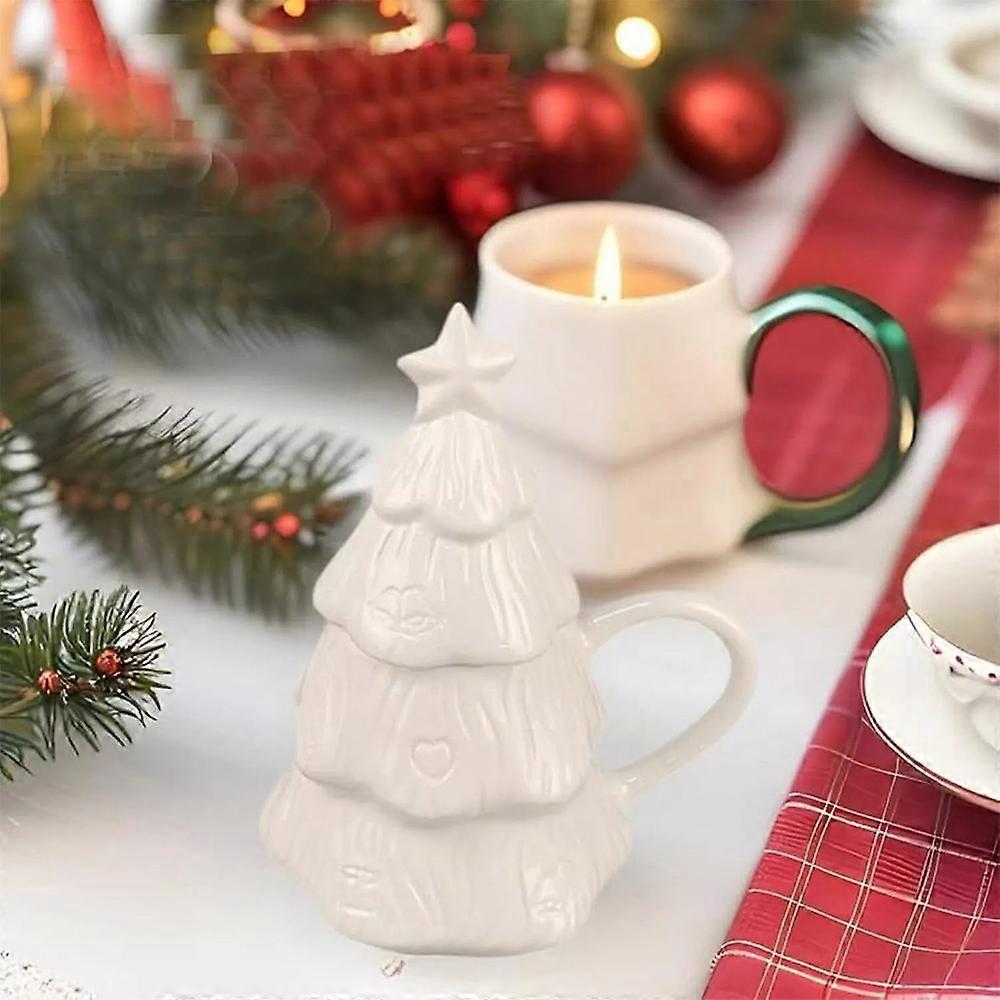 Christmas Tree Mug Painting Kit, Ceramic Christmas Mug Painting Kit