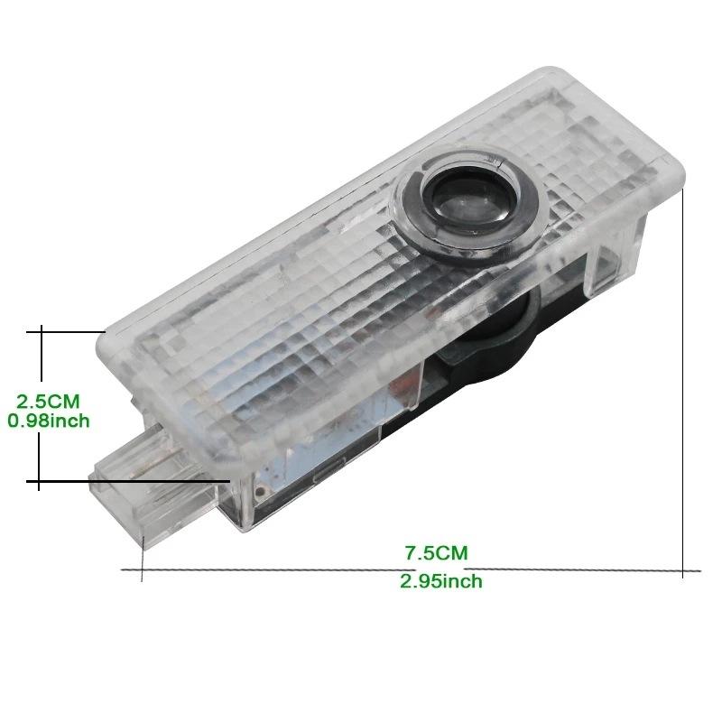 LED Car Door Welcome Lamp For BMW M Performance E46 E90 E60 F20 X1 F10 F30 Atmosphere Light Ghost Shadow Projector Light Sticker NI2