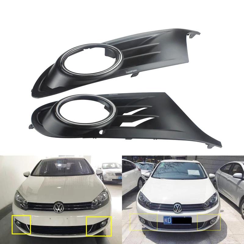 Angrong 2x накладка-решетка вокруг противотуманной фары бампера L & R для VW Golf 6 MK6 2008-13