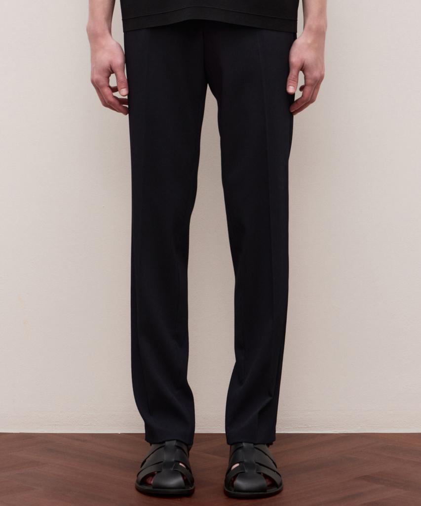 Jilseutyueoteunyuyogmaen Ribbed Seersch Set-Up Pants - Dark Navy (Jnpa6B483N3)
