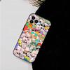 Розовый Мультяшный Забавный ketnipz с большими глазами Для iPhone 17 air 16 15 14 13 12 11 Pro Черный Мягкий Чехол для Телефона