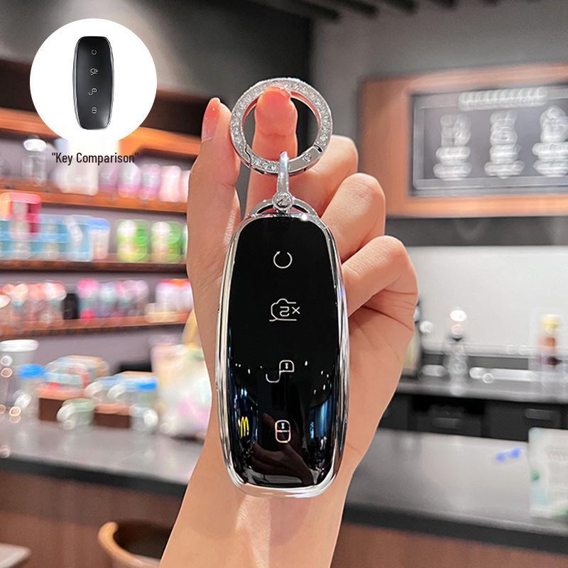 Премиальный чехол-брелок и защитный корпус BYD D9 для электромобилей - Унисекс, Высококлассный дизайн, Совместим с моделями N7/DM-i/D9/PHEV