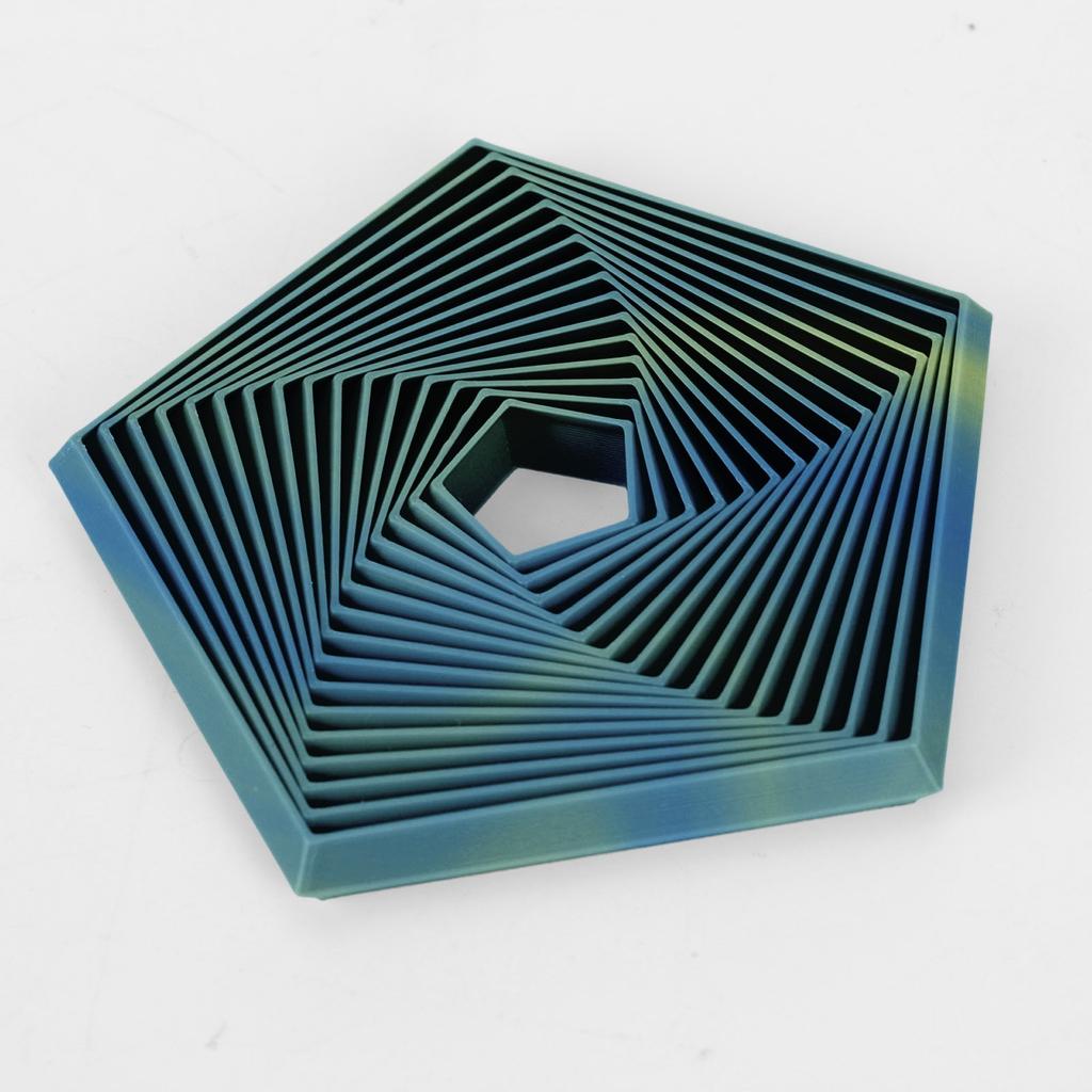 3D Printed Pentagonal Toys For Children And Adults, Focused Toys For Stress Relief And Relaxation