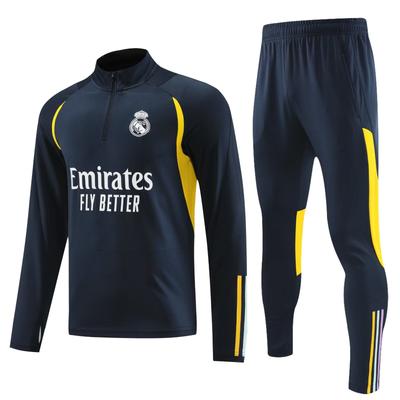 Спортивный комплект Real Madrid для детей, 2 предмета, полиэстер, молодежная тренировочная футболка и шорты