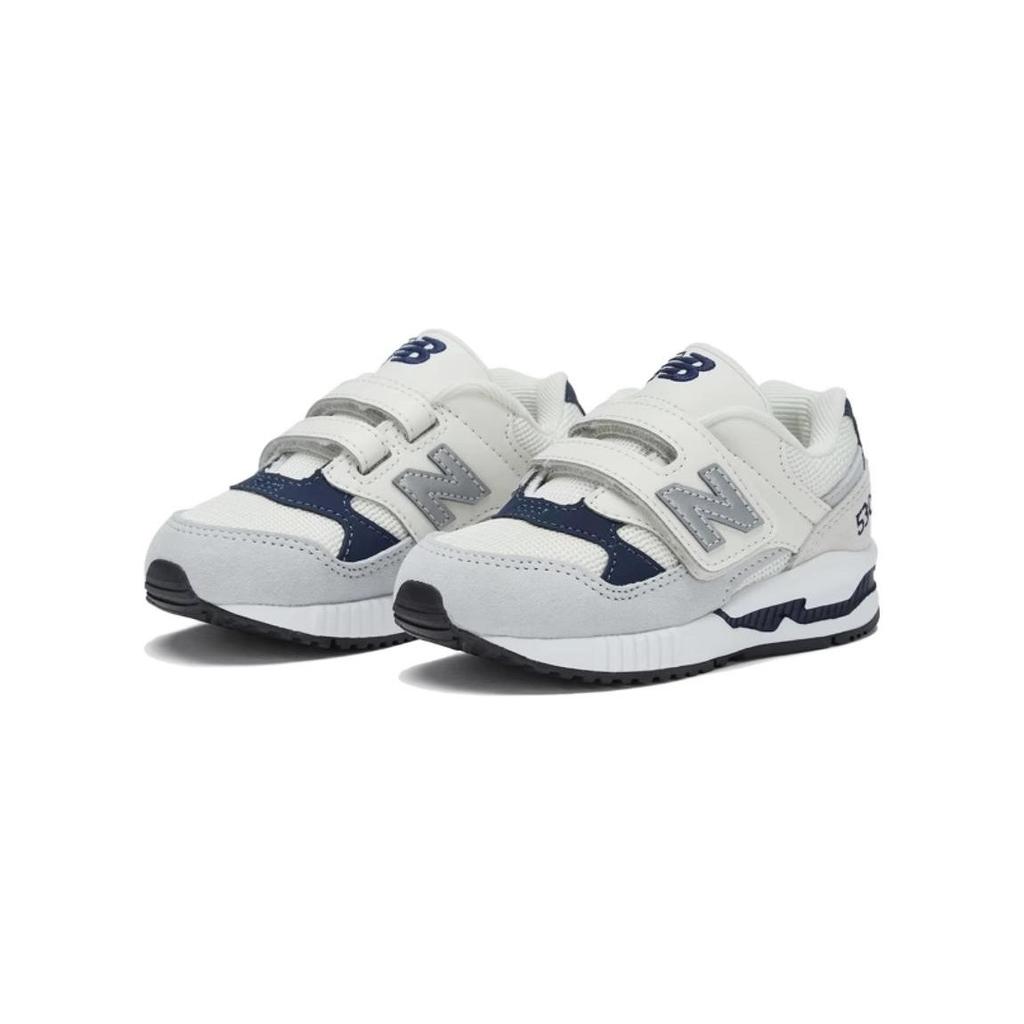 New Balance Nb 530 Удобные прочные низкие прогулочные туфли Детские туфли Белые Серые KV530SRI